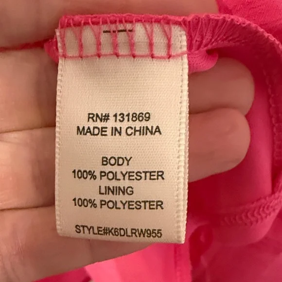 Adorable Pink Ruffled Girls Size 16 Dress - Picture 5 of 5